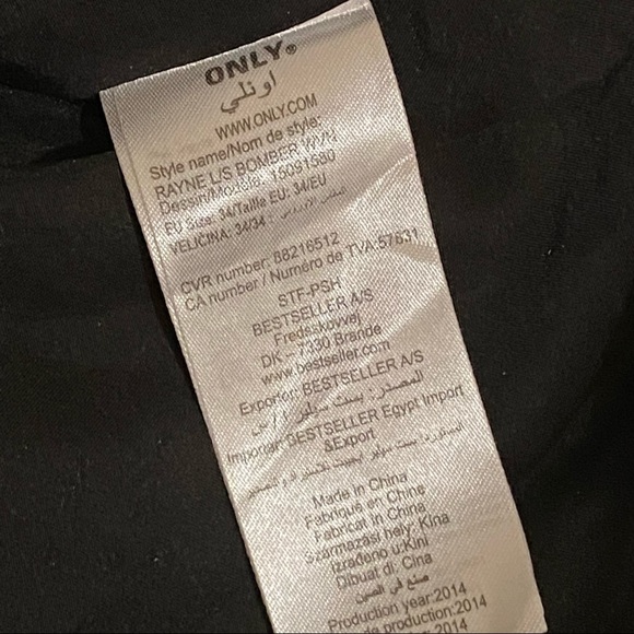 Floral Bomber Jacket Silky Lightweight Trendy EU sizing 34 (S) - Picture 12 of 12